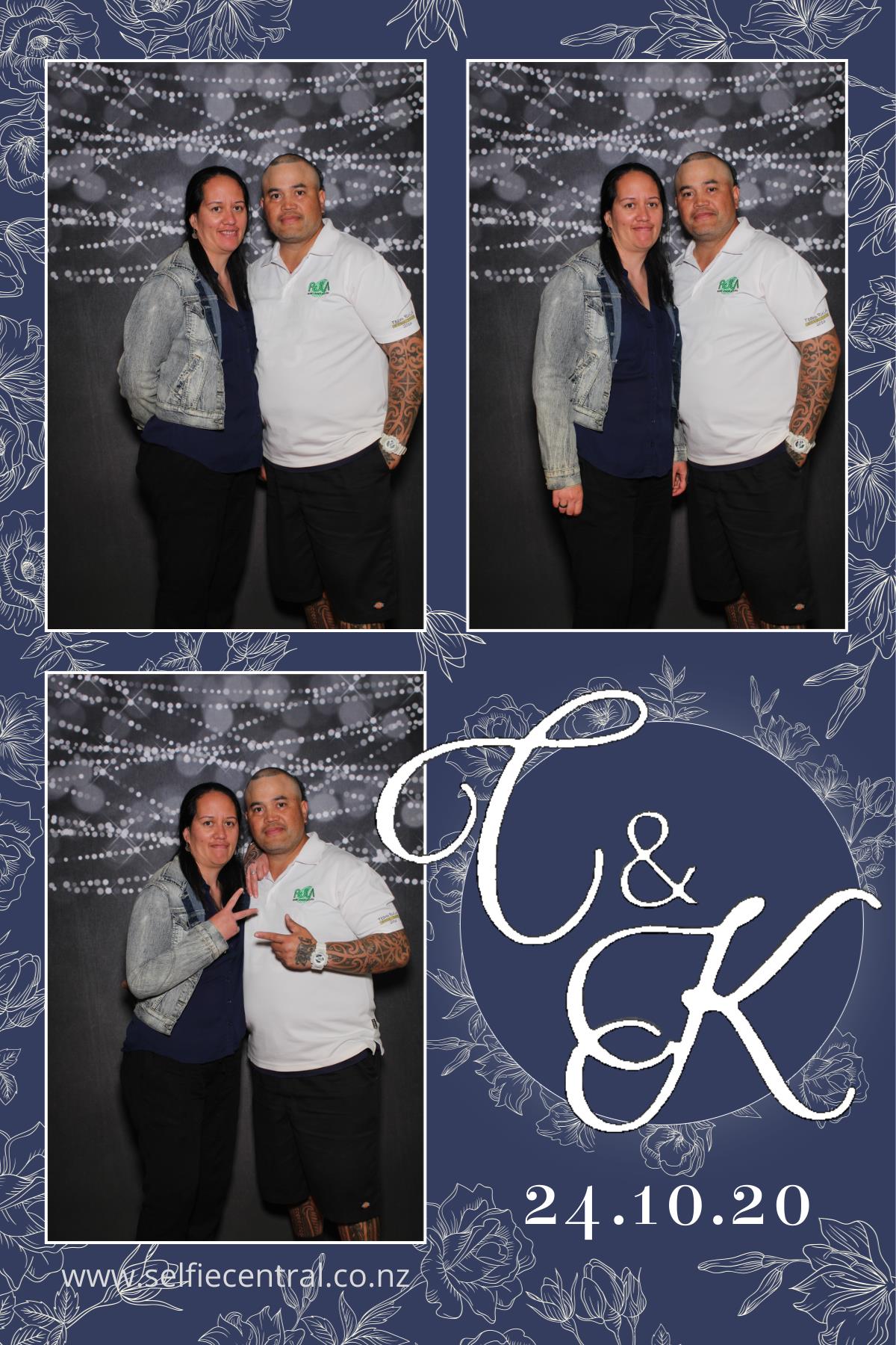 Christopher & Kataraina's wedding | View more photos from the event at gallery.photobooth.co.nz/u/SelfieCentral/Christopher-Katarainas-wedding